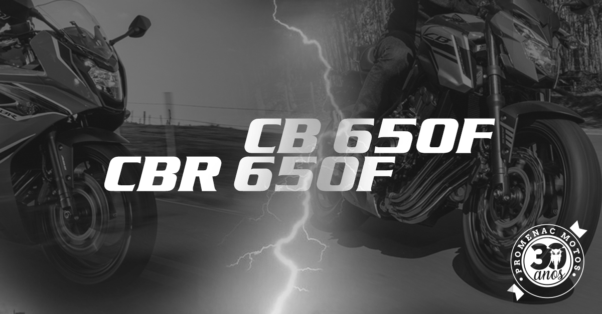 Testaram a CB 650F e CBR 650F e o resultado não podia ser outro.