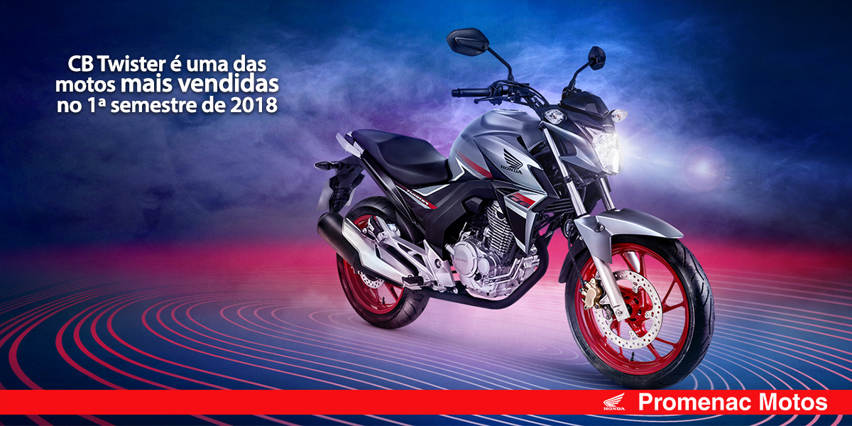 Honda CB Twister é a segunda moto mais vendida na categoria City 